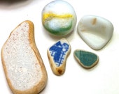 Beach Pottery,Genuine Beach Sea Pottery,Beach Pottery Pieces,Collectible Pottery,Craft Pottery Pieces,Colorful Beach Pottery,Craft Supplies