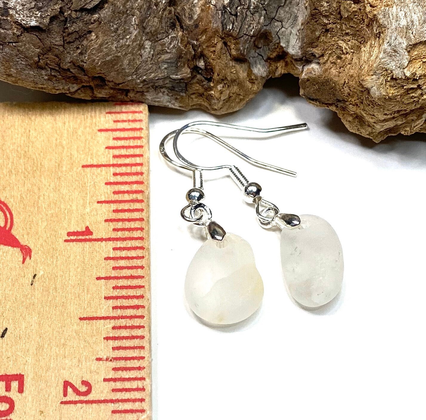 Cape May Diamond Earrings/Cape May Diamonds/White Stone Etsy