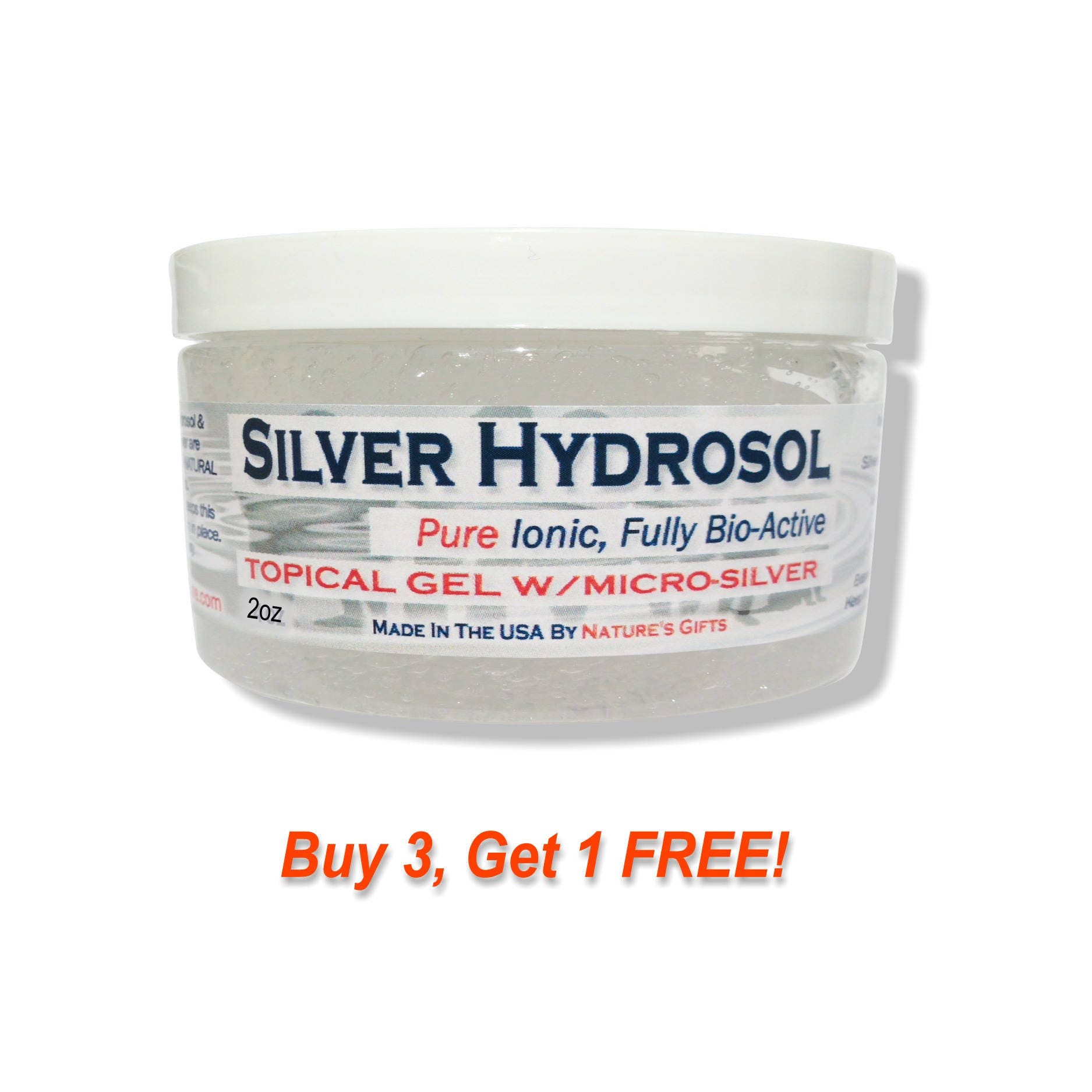 2oz Colloidal Silver Hydrosol Gel Use Like Neosporin and for Etsy