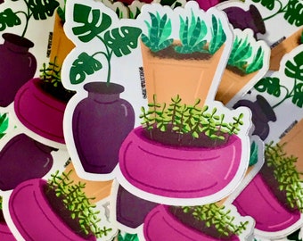 Indoor Plant Trio Sticker