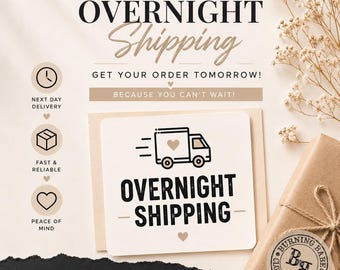 Overnight shipping read description