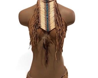 Burning Man Clothing Women, Halloween Costume Women, Crop Top MAROON CHESTPLATE