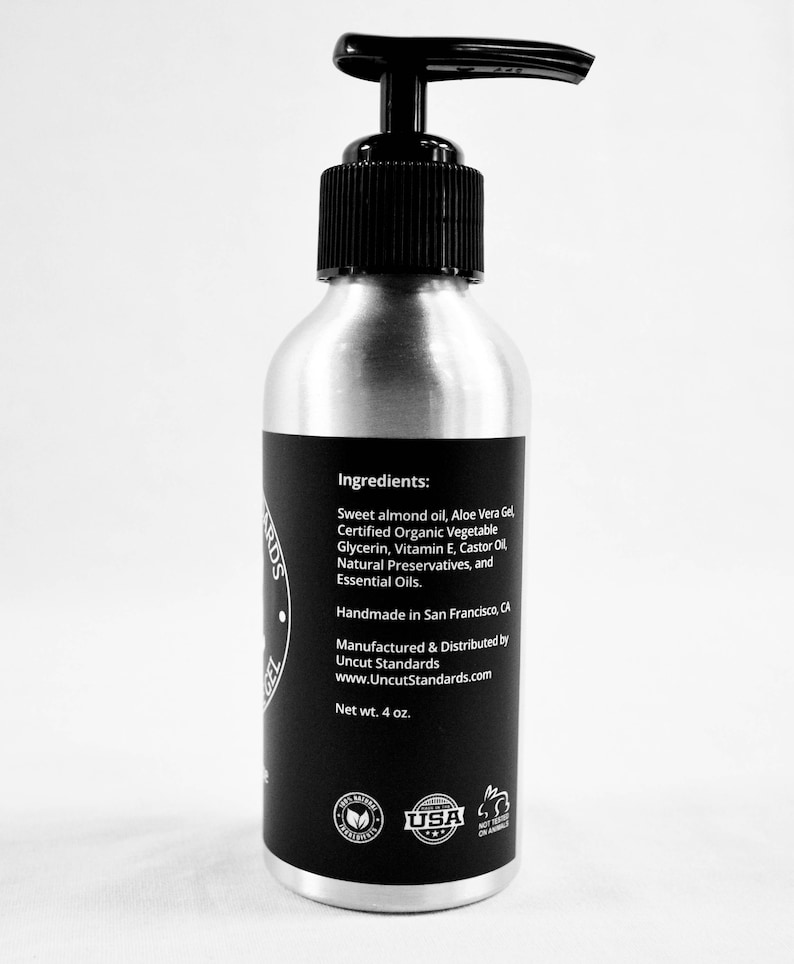 4 Oz. Organic Nonfoaming Clear Shave Gel/shaving Cream Etsy