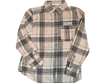 Guard Flannel Shirt Grey/Pink Plaid