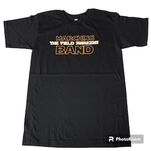 Marching Band The Field Awakens &#39;Star Wars&#39; Black Tee / Marching Band / DCI / Drum Corps / Brass / Woodwind / Drumline / Guard / Gift