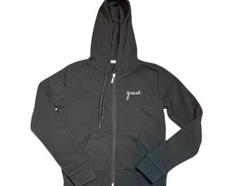 Guard Fleece Black Zip-up Hoodie