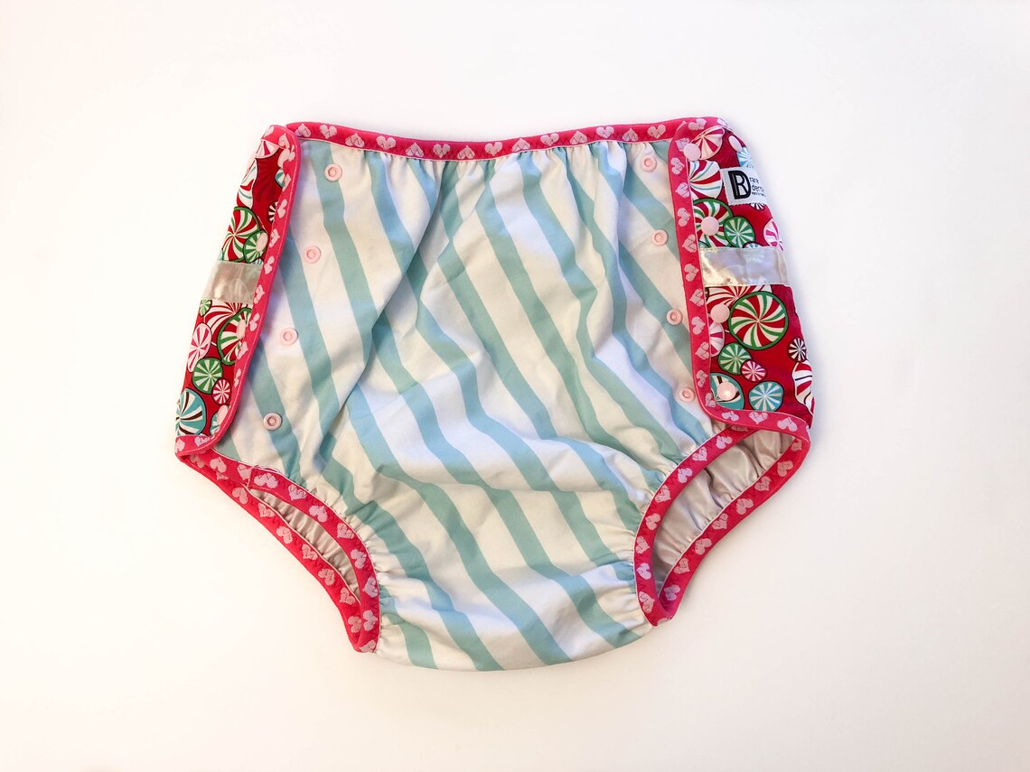 RTS MEDIUM High Rise Adult Snap Diaper Cover Waterproof Etsy