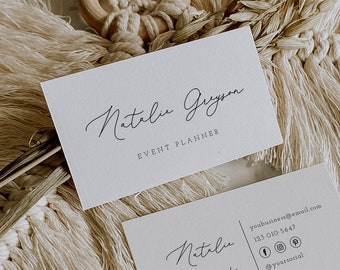Simple Business Card Etsy