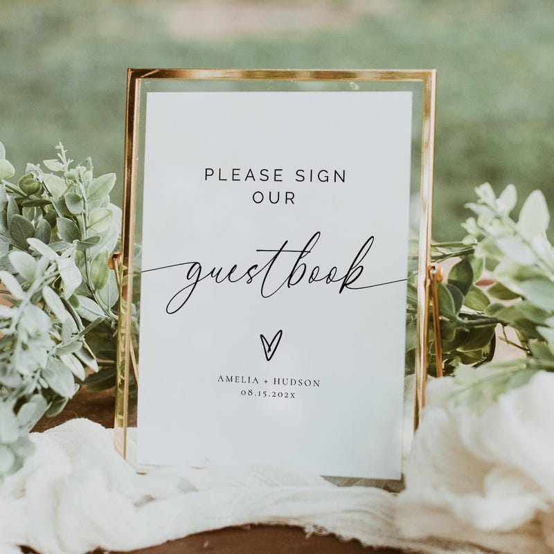 Please Sign Our Guestbook - Etsy