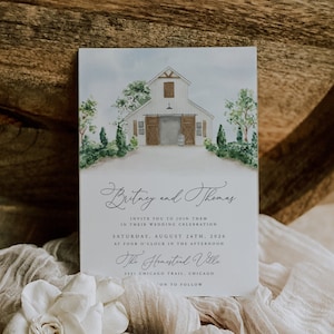Scheune Hochzeit, Einladungsvorlage, bearbeitbare druckbare Hochzeit, Hochzeitsort, rustikale Hochzeit, rustikale Hochzeit einladen, Hochzeit auf dem Bauernhof einladen, 88