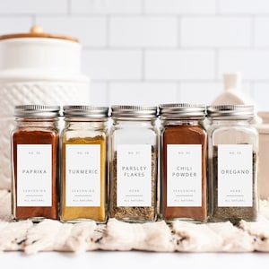 Spice Jar Labels- Ultimate Set – HausLogic