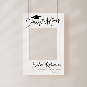 Graduation Photo Prop Frame, Graduation Party Decorations, Photo Booth Frame Template, Photo Booth Frame Prop, Download, 41