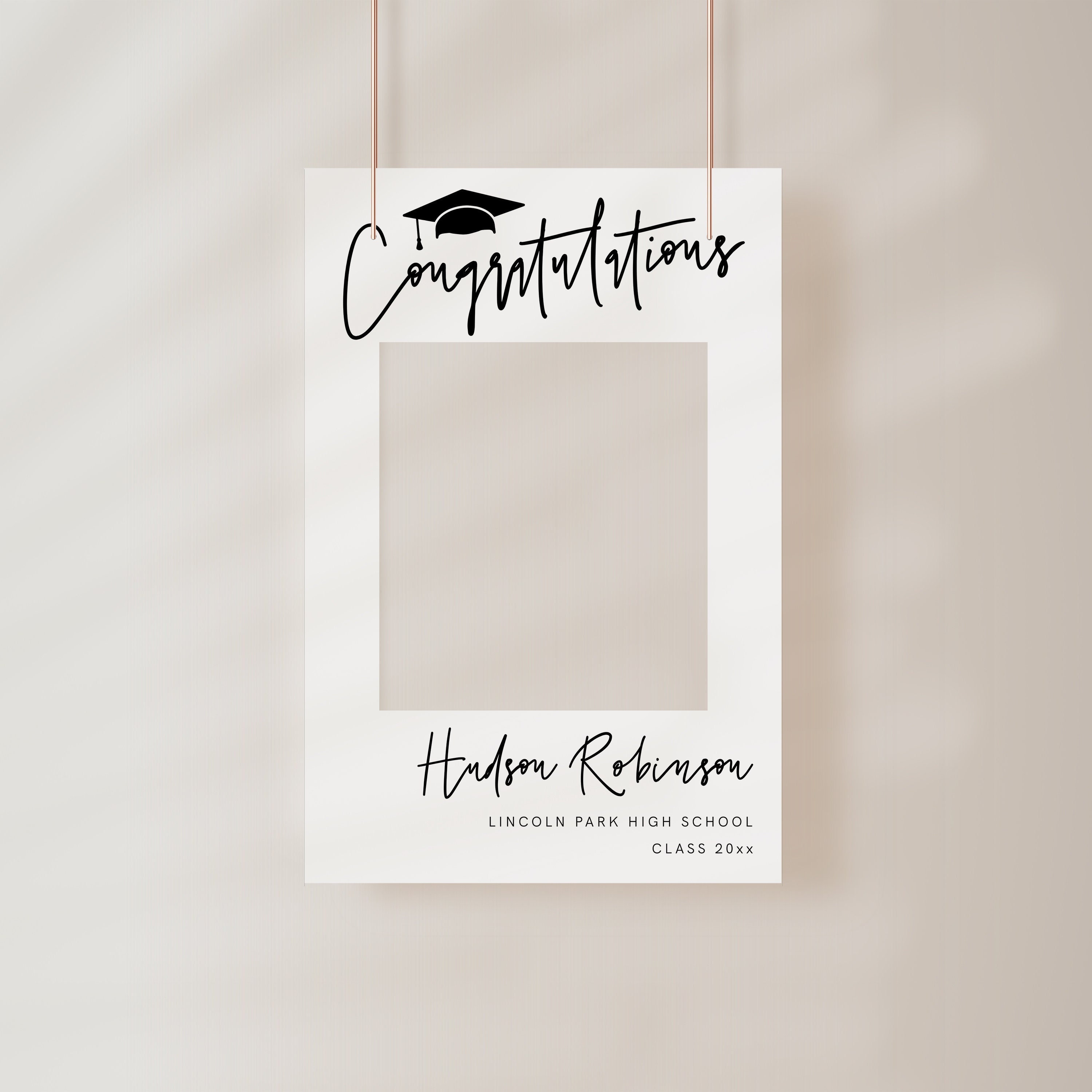 Graduation Polaroid Photo Booth