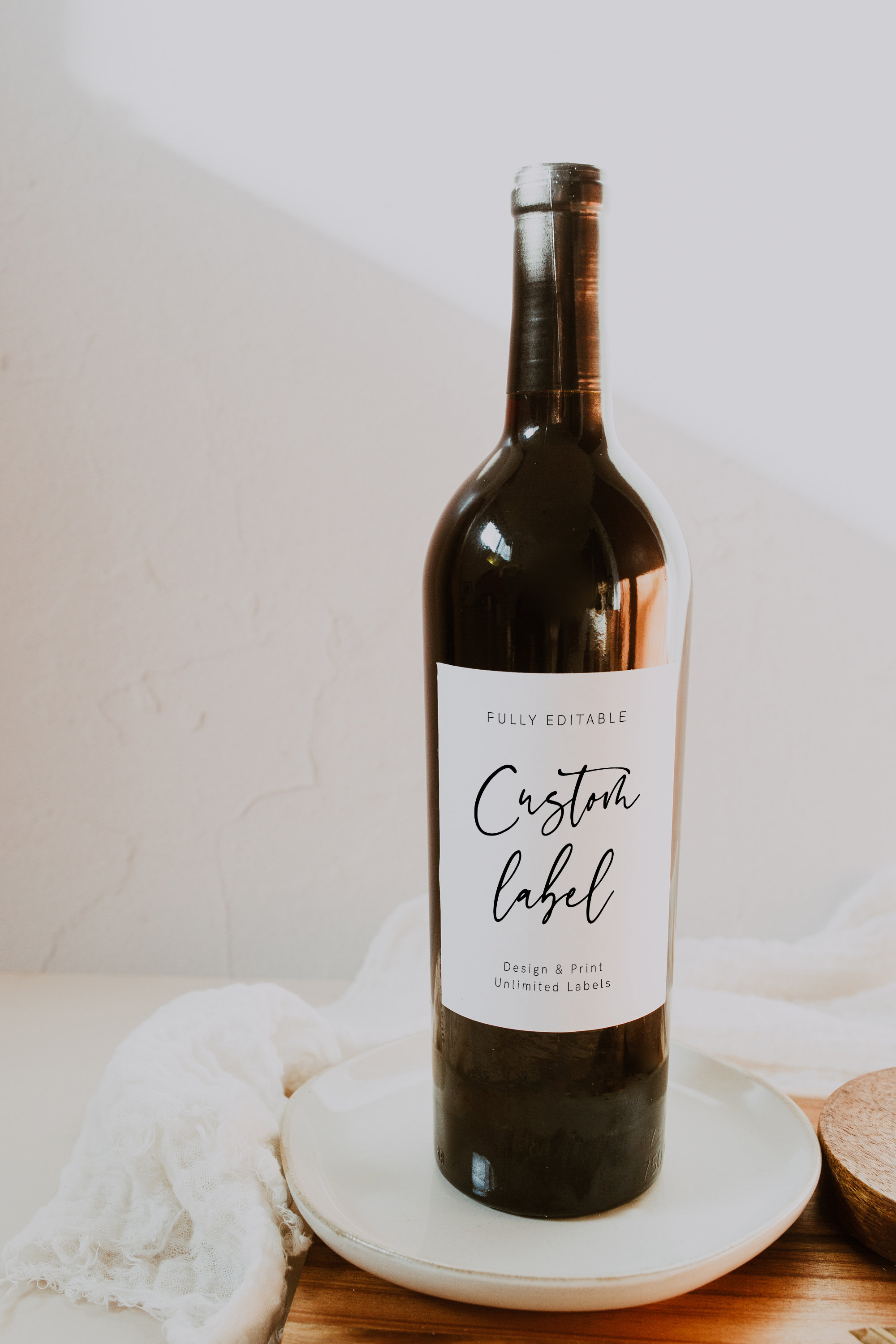 Custom Wine Label Template Wine Labels Wedding Editable Wine Etsy