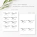 Winter Place Card Template, Printable Place Cards, Winter Pine Wedding ...