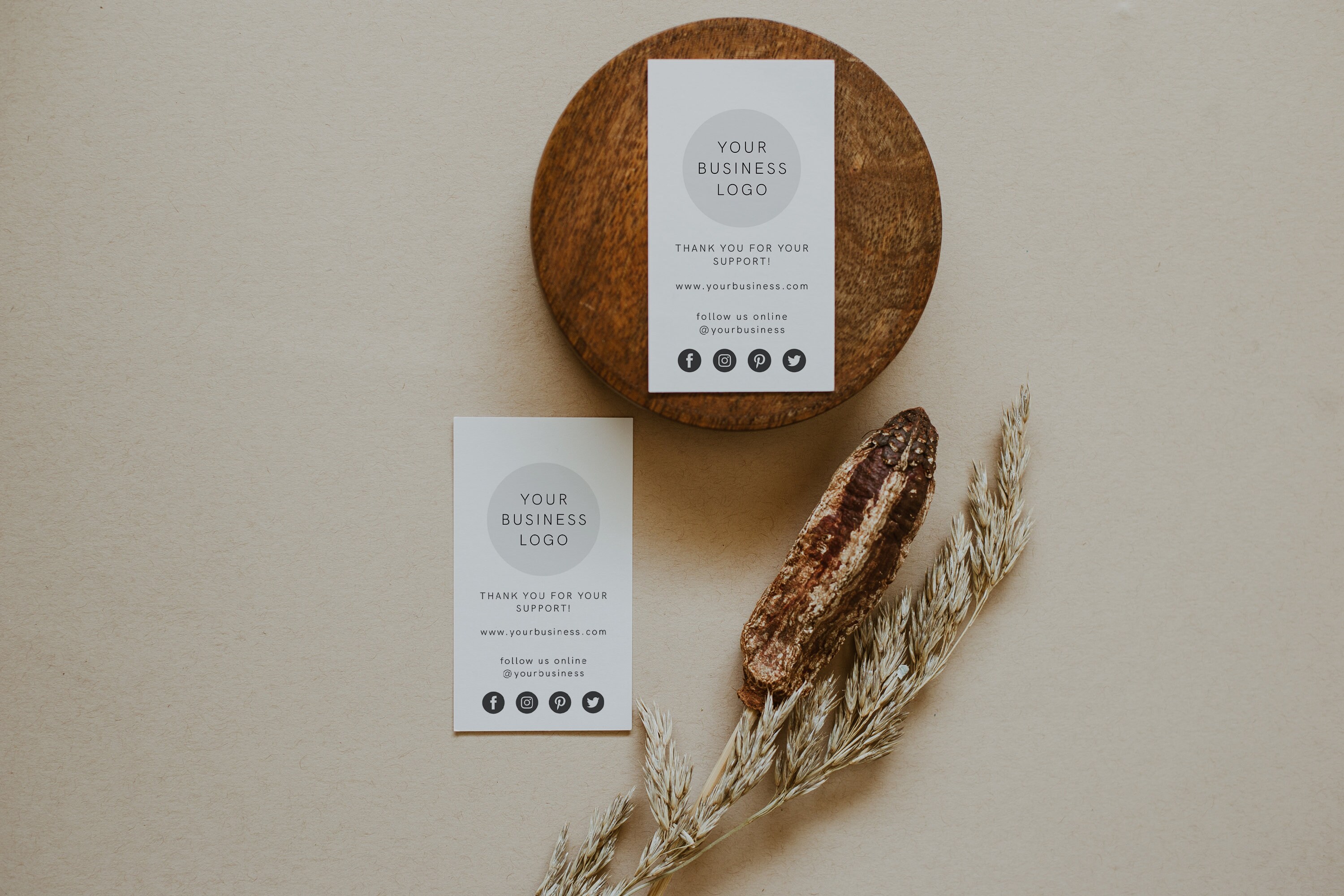 Small Business Tag, Minimalist Tag, Product Tag Template, Printable ...