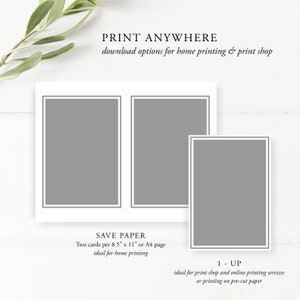 Mountain Wedding Invitation Set, Sage Green Mountain, Woodland Pine, Rustic Wedding, Lakeside Editable Template, Instant Download, 001 image 7