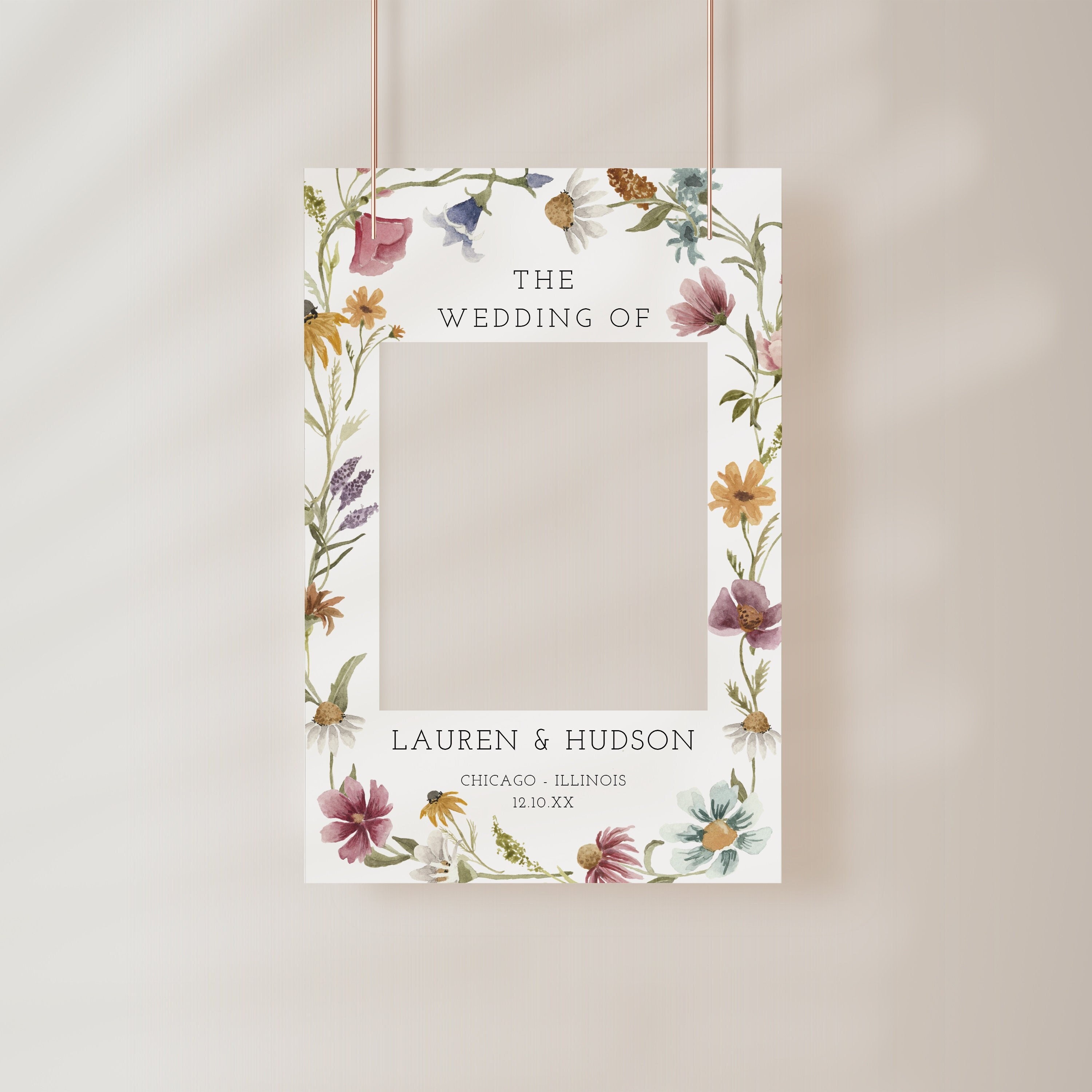 Customisable Frame Wedding Guest Book, Party Decorations, Guest Book  Alternatives, 