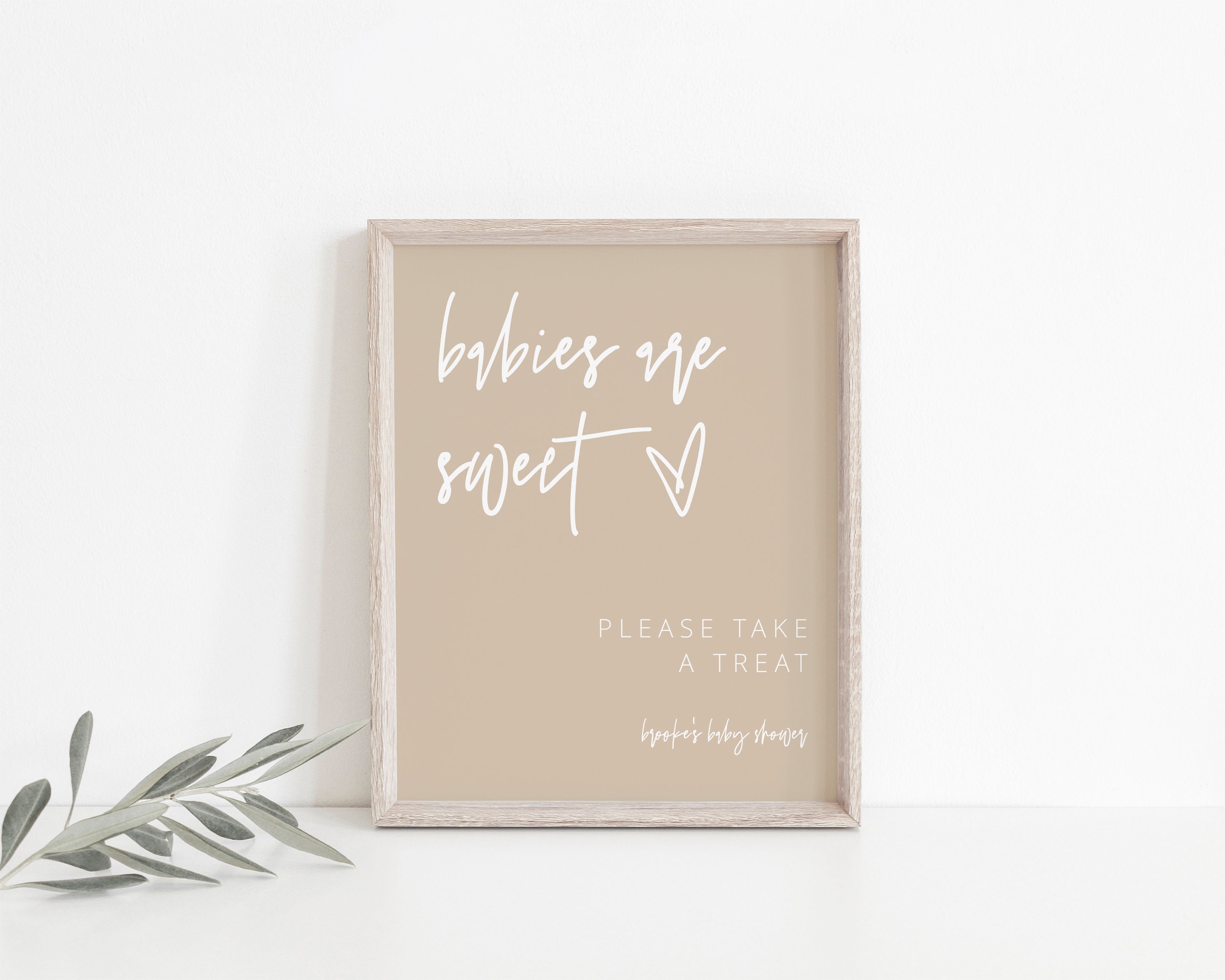 Babies Are Sweet Sign Printable Modern Minimalist Sign - Etsy