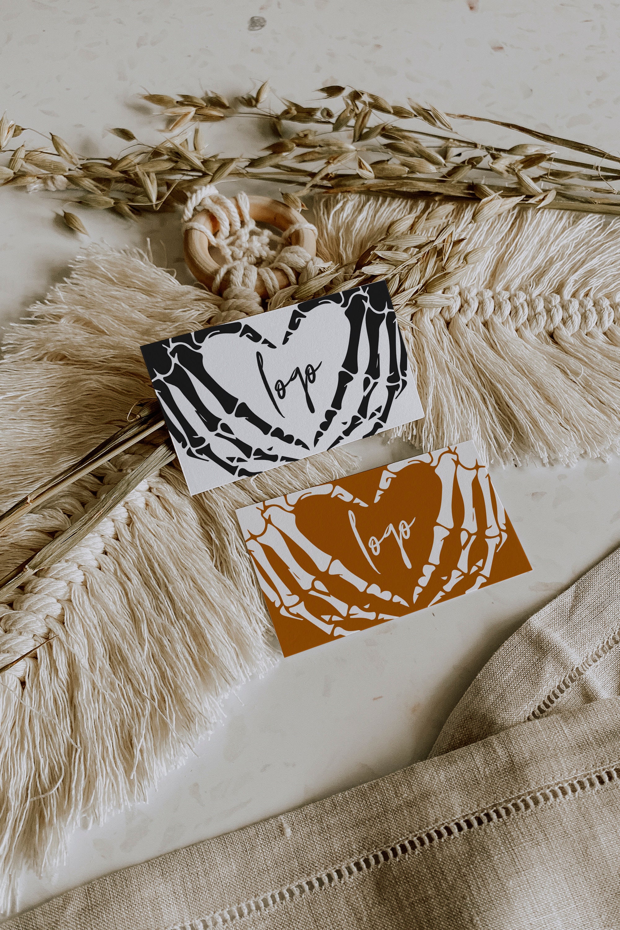 Business Card Template Halloween Business Cards Gothic - Etsy