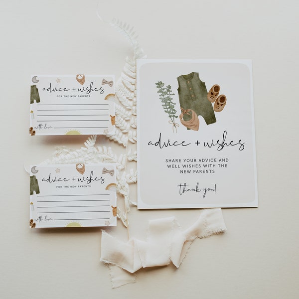 New Mom Advice Card - Etsy