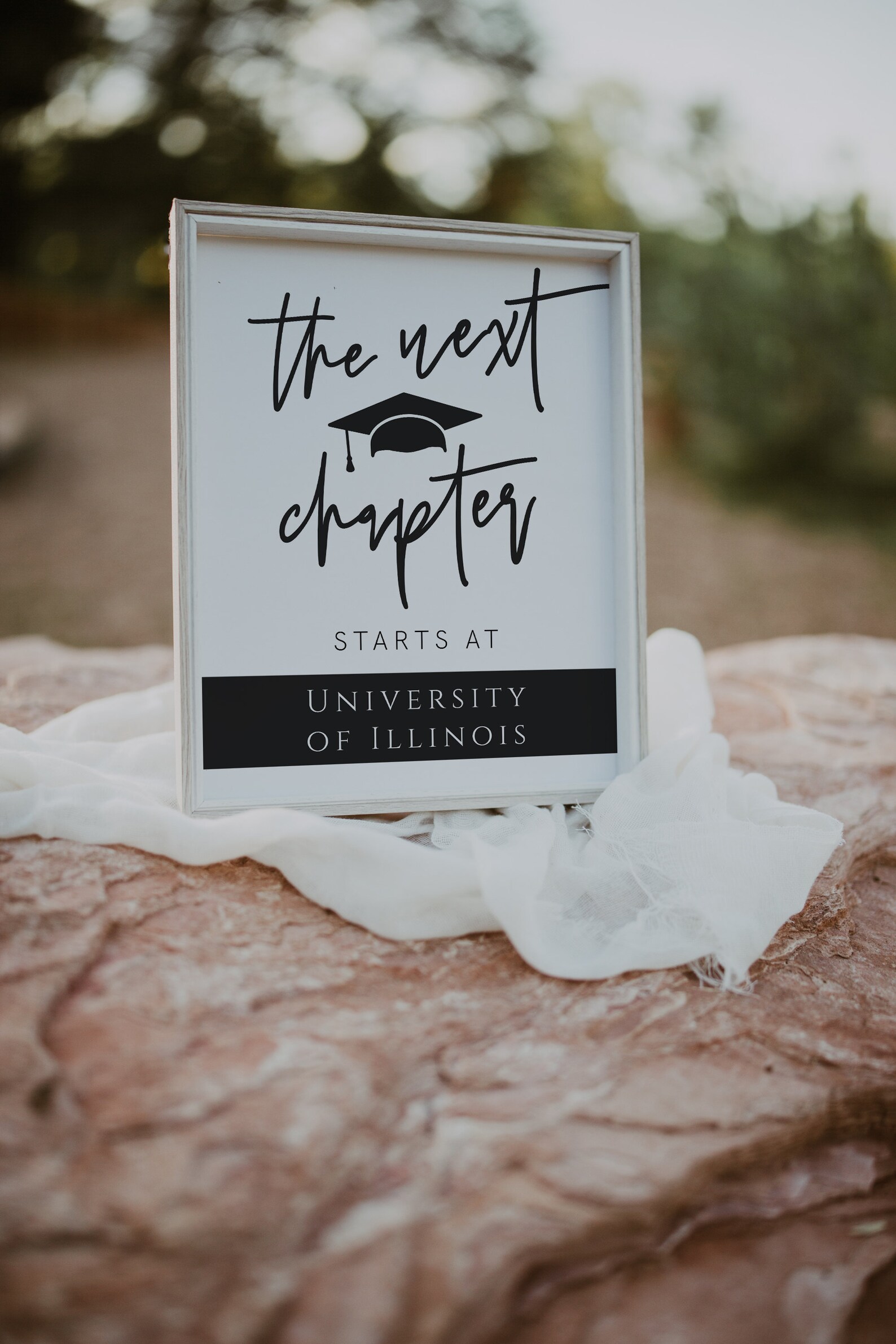 My Next Chapter Starts At Graduation Printable Graduation Etsy