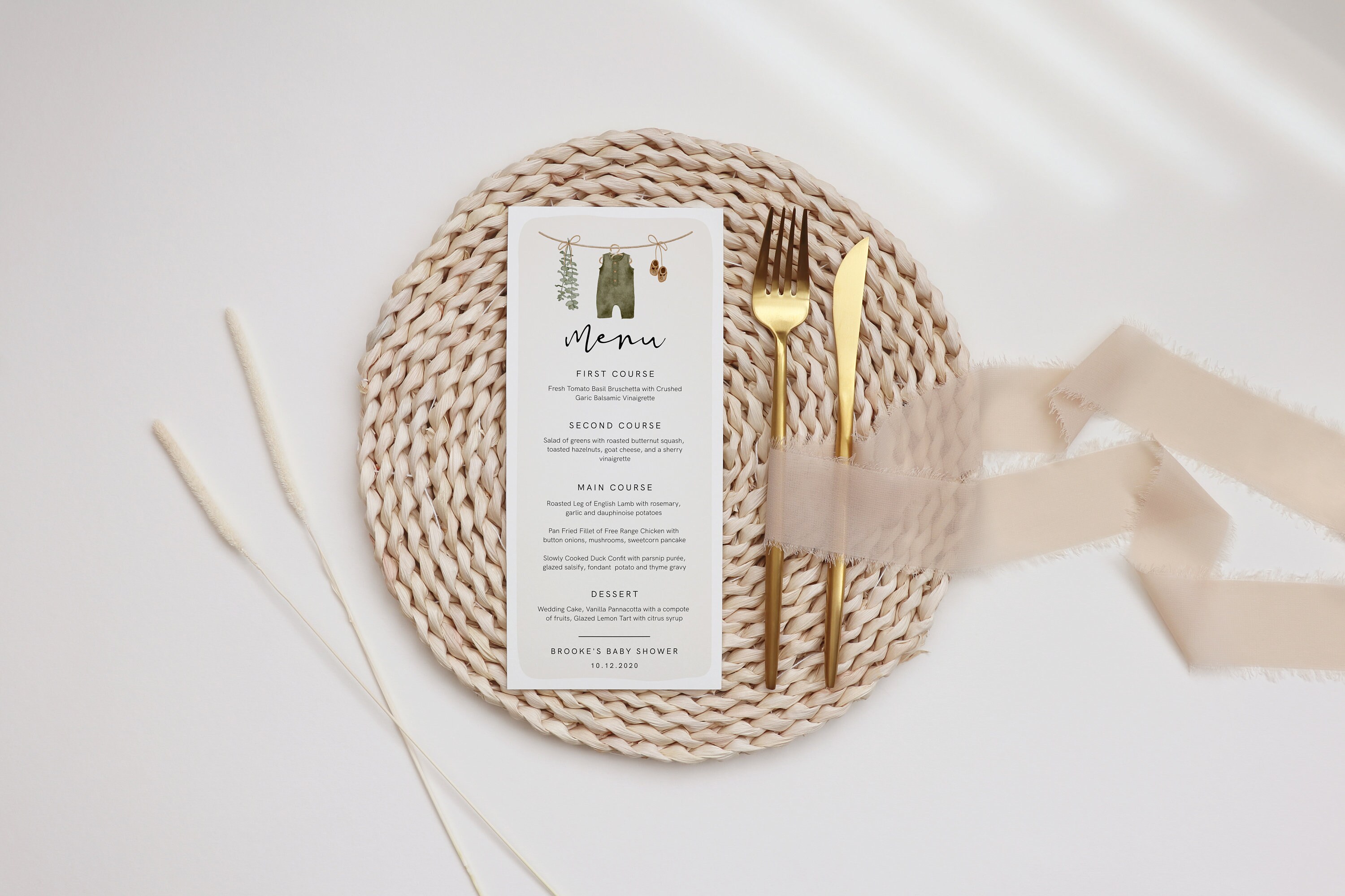 Baby Boy Shower Menu Ideas