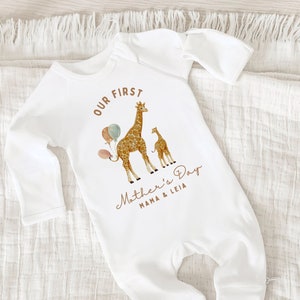 First Mothers Day Baby Outfit, Mother&#39;s Day, Our First Mother&#39;s Day, Our First Mother&#39;s Day, Mother&#39;s Day Gift From Baby, Boy Mom Gift