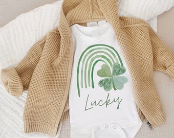 Camiseta para bebé del Día de San Patricio, Primer Día de San Patricio, Camiseta irlandesa para bebé, Bebé irlandés, Camiseta de la suerte para bebé, Camiseta del Día de San Patricio, Suerte