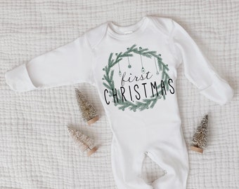 First Christmas Baby , Baby First Christmas, Baby Christmas Shirt, First Christmas Baby Outfit, Baby Holiday Outift