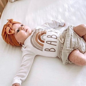 Rainbow Baby Bodysuit, Scandinavian Rainbow, Gift, Rainbow Shirt, Baby Shower Gift, New Baby, Baby Apparel, Hipster Baby, Gender Neutral