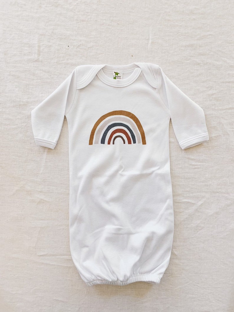Rainbow Baby Sleep Gown Newborn Sleeper Infant Gown | Etsy