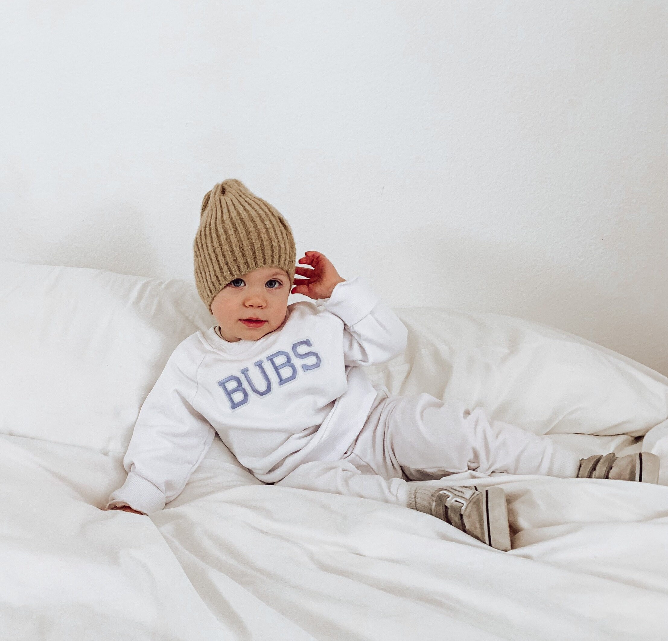 Bubs Embroidered Toddler Sweatshirt Kids Custom Name Neutral Toddler Sweatshirt Oversized Blue Boy Sweatshirt Bubs Sweatshirt Etsy UK