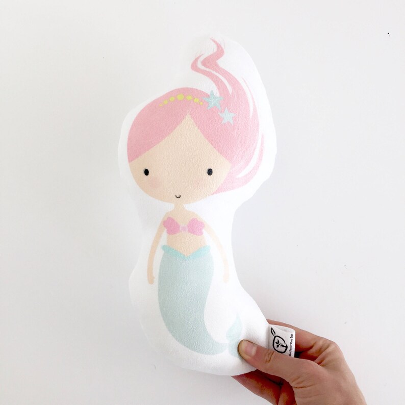 Mermaid Mermaid Pillow Kid Gift Mermaid Plushie Girl Gift Etsy