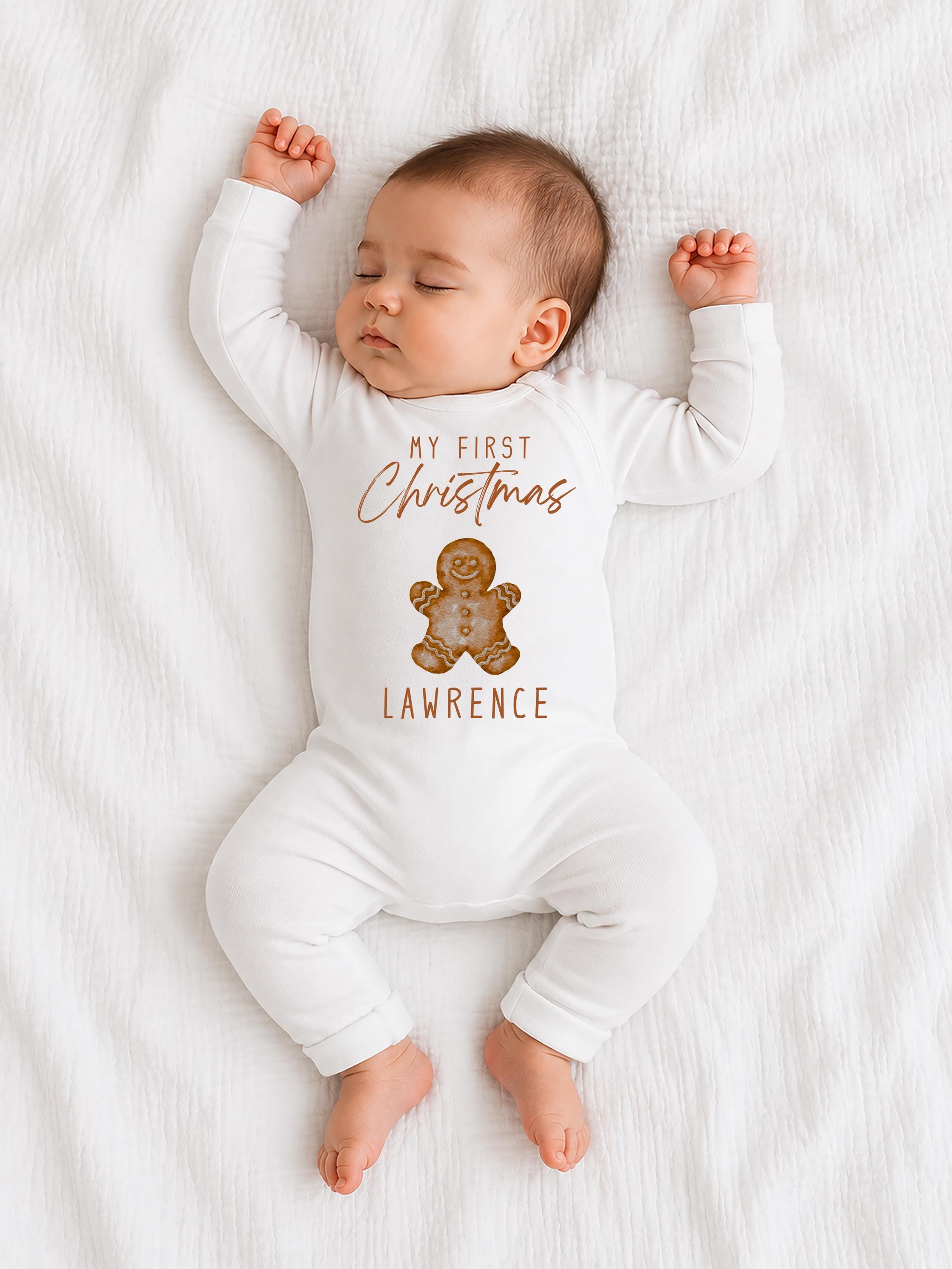 First Christmas Outfit, Baby First Christmas, Christmas Shirt, First Christmas Baby Outfit, Romper, Sweatshirt, Custom, Gingerbread Man,