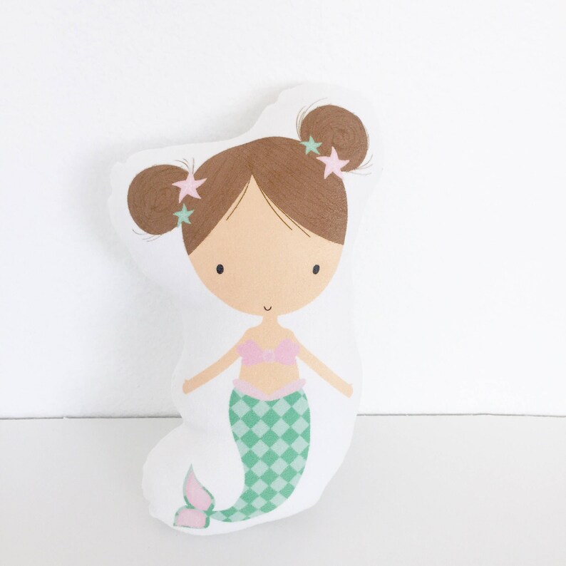 Mermaid Girl Gift Mermaid Pillow Plush Mermaid Mermaid Etsy