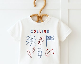 Roupa de bebê para o 4 de julho, macacão de bebê dos EUA, camisa patriótica para bebês, camisa infantil para o 4 de julho, roupas de bebê para o 4 de julho, vermelho, branco e azul