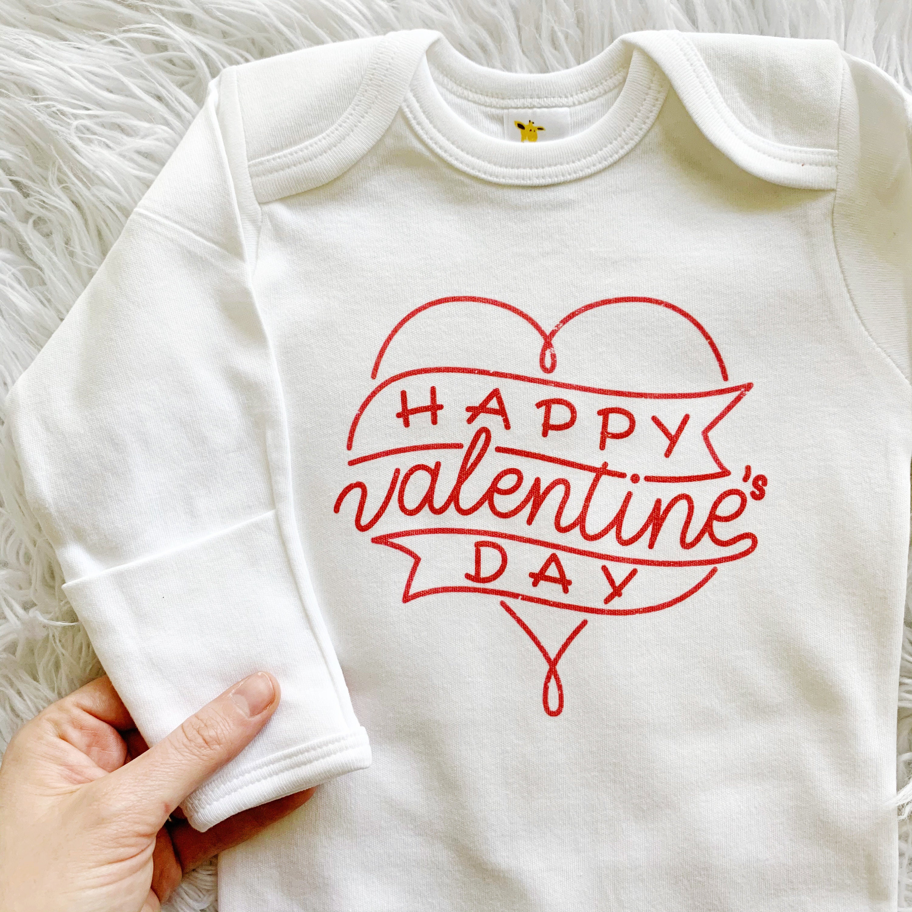 Valentines Day Baby Pajamas Baby's first Valentines Etsy