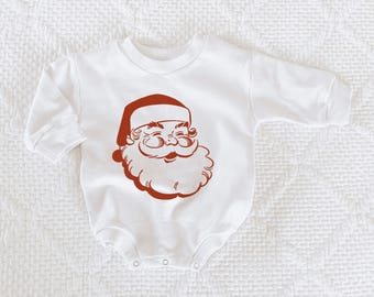 Kerstmanshirt, eerste kerst baby, kerstshirt baby, kerstshirt kerstman, peuter, kerstshirt kinderen, sweater, kerstmanromper