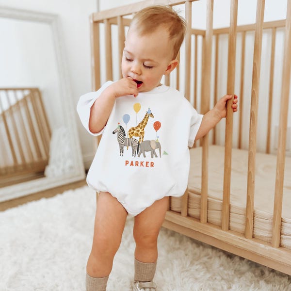 Party Animal Birthday Outfit, Kids Safari Birthday Shirt, Sweatshirt, Romper, Boy or Girl Birthday Shirt, Custom Party Animal