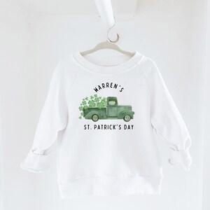 Baby Småbarn St. Patricks Day, St. Patty's, Baby St. Patricks Outfit, Småbarns Turtröja, Irländarnas Tur, Irländsk Tröja, Irländsk bild 7