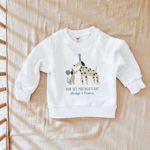 First Mothers Day Baby Outfit, Mother&#39;s Day, Our First Mother&#39;s Day, Boy Mom Gift, Mother&#39;s Day Gift From Baby, Boy Mother&#39;s Day Gift, Dog