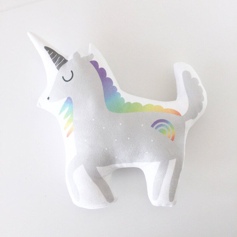 Unicorn Unicorn Pillow Rainbow Unicorn Nursery Pillow Etsy