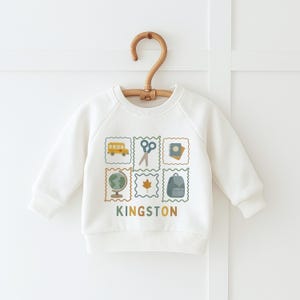 Erster Schultag Shirt für Jungen, Vorschule Kindergarten Pre-K Shirt für Kinder, Benutzerdefinierte Kinder Back to School Shirt