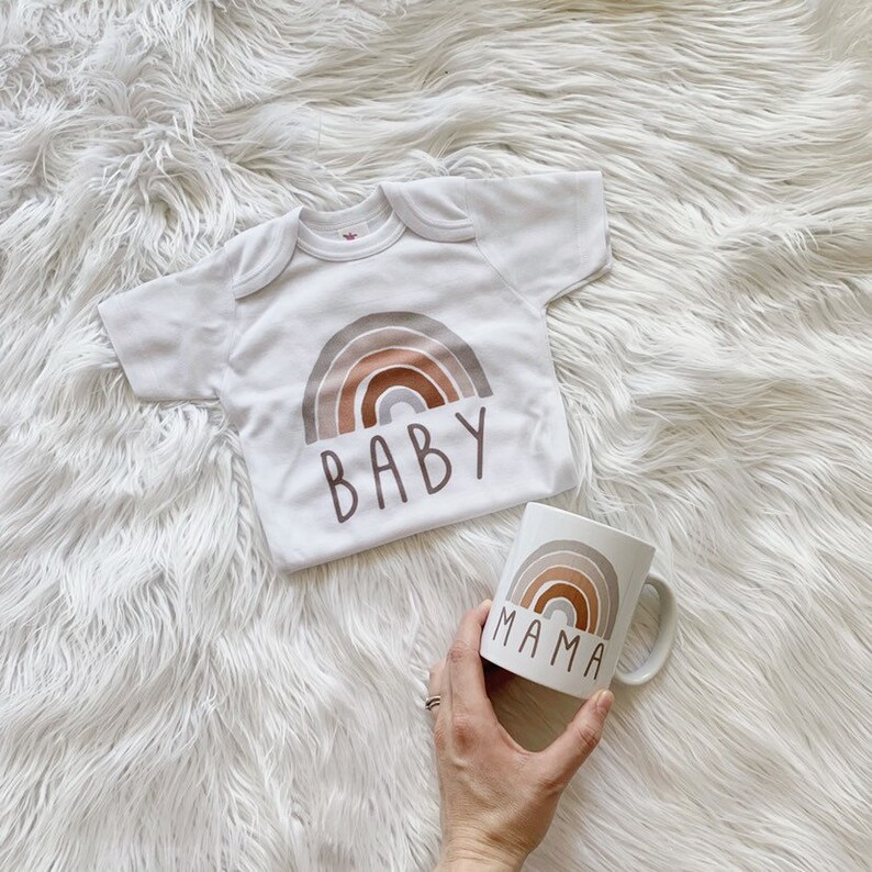 Rainbow Baby Shirt and Mom Mug Rainbow Baby Gift Rainbow Etsy