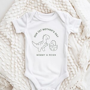 First Mothers Day Baby Outfit, Mother&#39;s Day, Our First Mother&#39;s Day, Our First Mother&#39;s Day, Mother&#39;s Day Gift From Baby, Boy Mom Gift