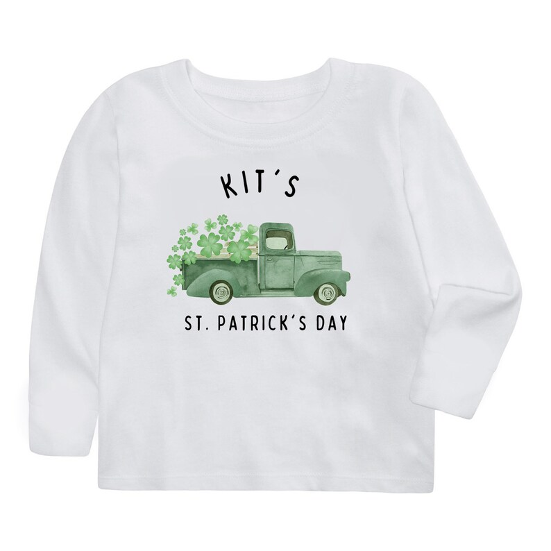 Baby Småbarn St. Patricks Day, St. Patty's, Baby St. Patricks Outfit, Småbarns Turtröja, Irländarnas Tur, Irländsk Tröja, Irländsk bild 8