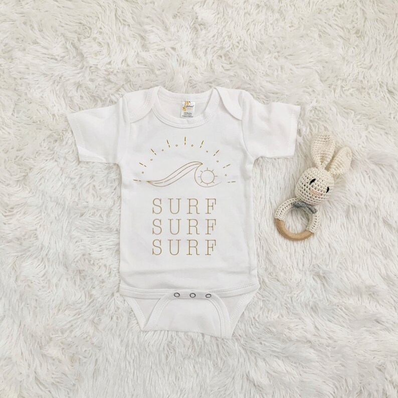 Surf Baby Surfing Shirt Summer Shirt for Baby Summer Baby Etsy