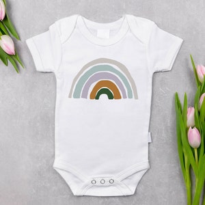 Rainbow Baby Bodysuit, Baby Shirt, Rainbow Baby Gift, Rainbow Shirt, Baby Shower Gift, New Baby, Scandinavian Rainbow image 7