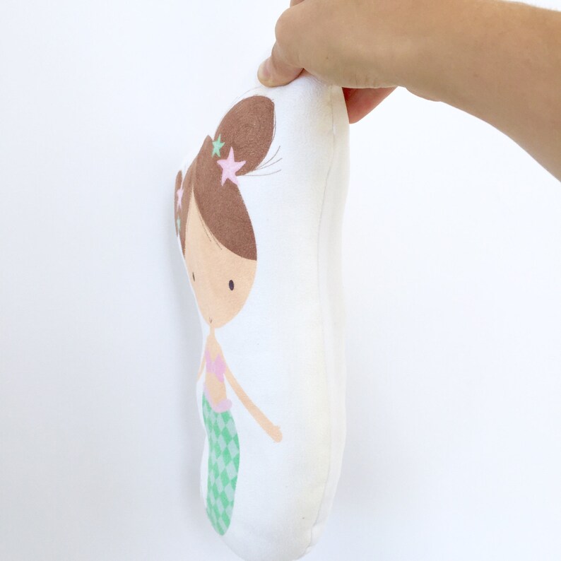 Mermaid Girl Gift Mermaid Pillow Plush Mermaid Mermaid Etsy